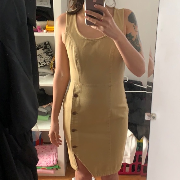 minkpink denim dress